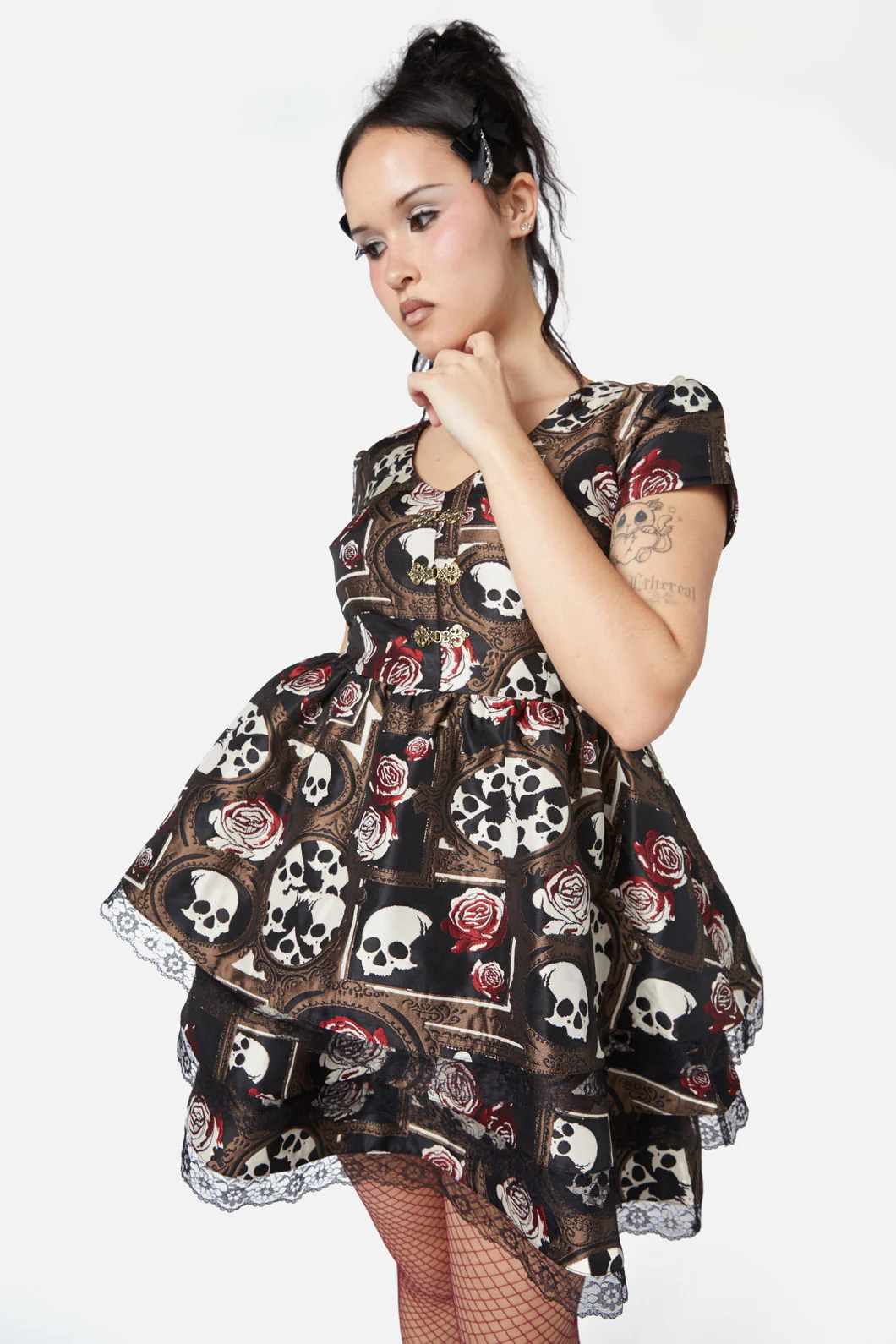 Requiem Brocade Dress - Image 6