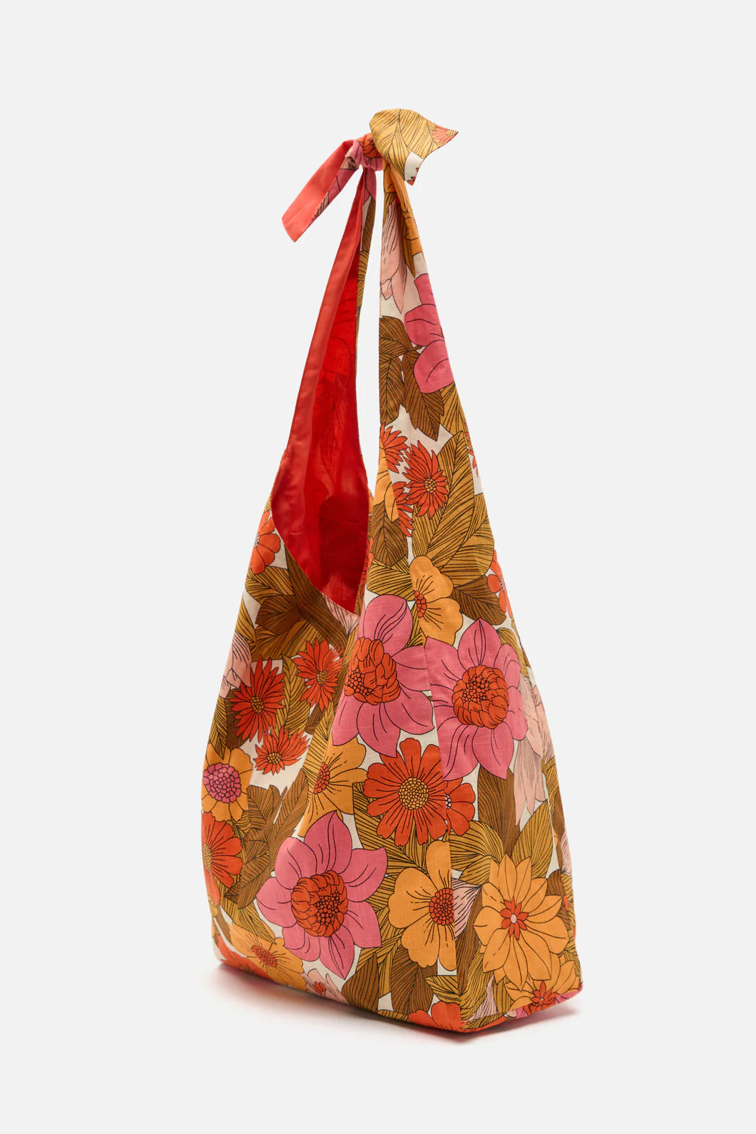 Nellie 70'S Floral Slouchy Bag - Image 3