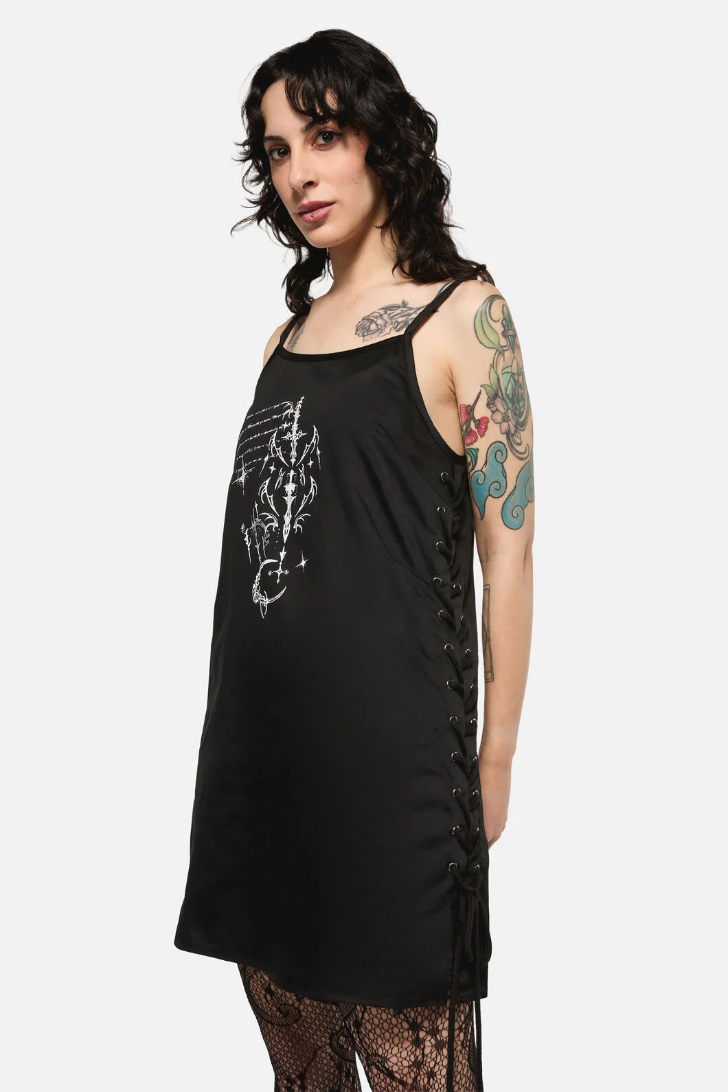 Ritual Lace Up Mini Dress - Image 2