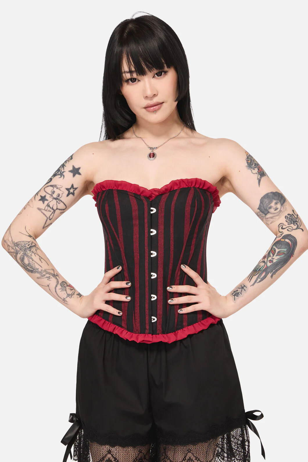 Ritualistic Goth Corset Top