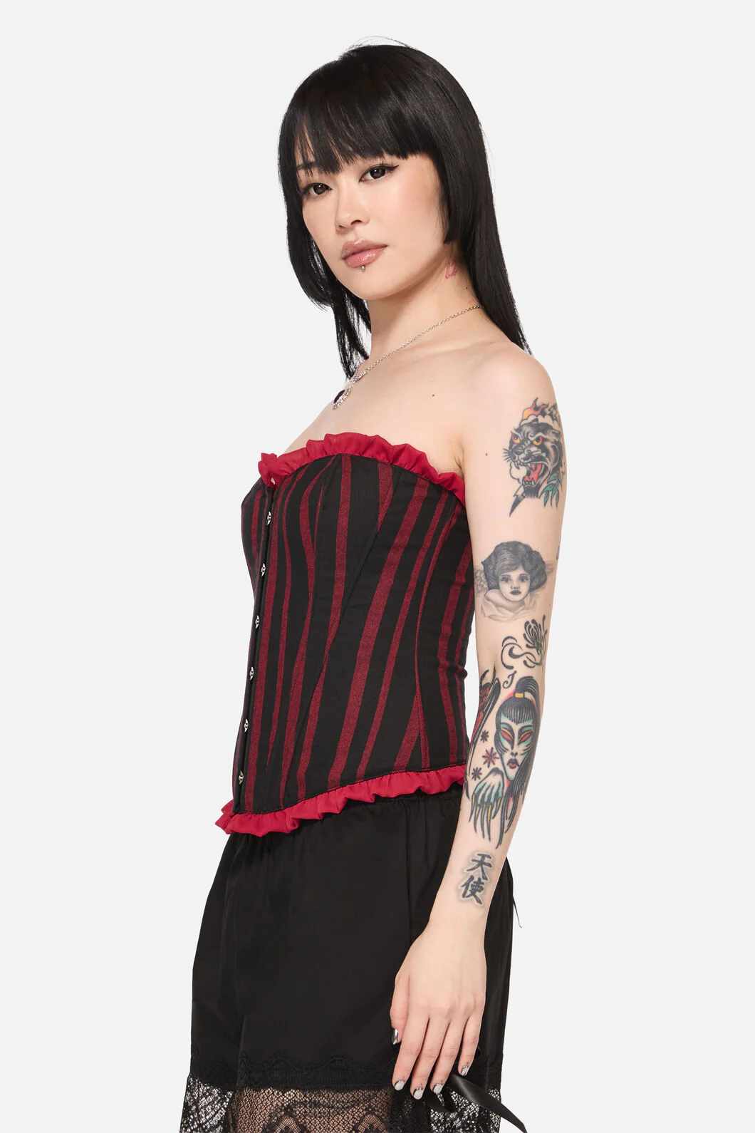 Ritualistic Goth Corset Top - Image 5