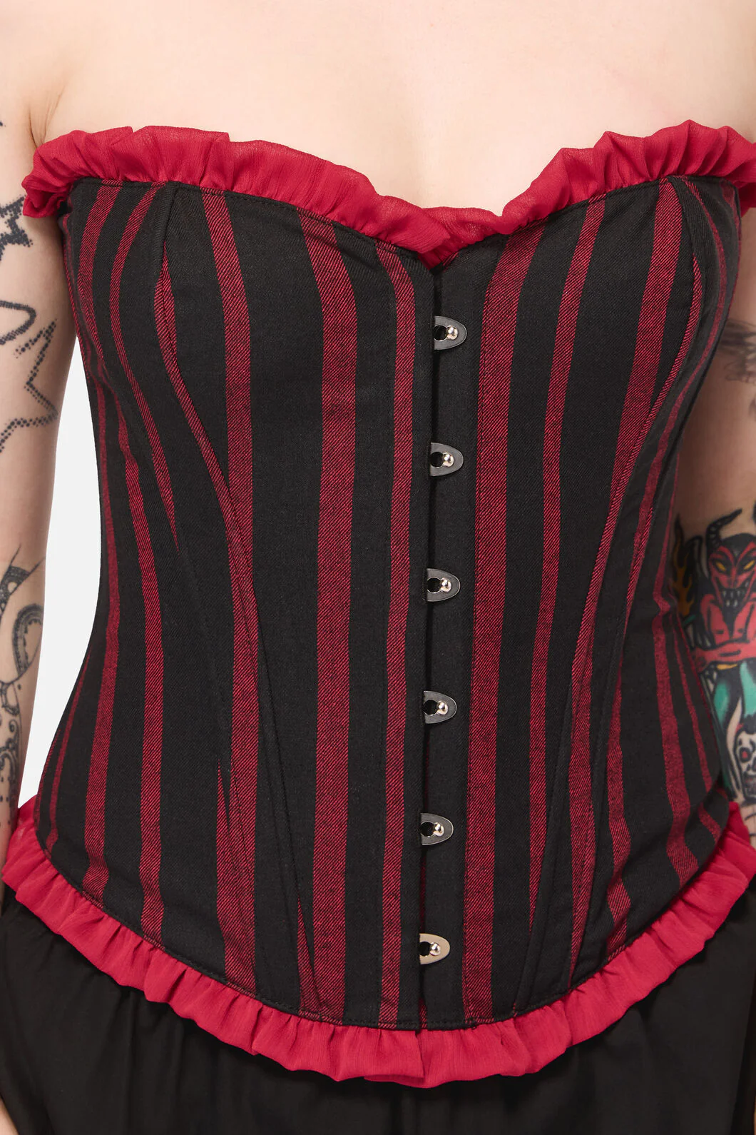 Ritualistic Goth Corset Top - Image 8