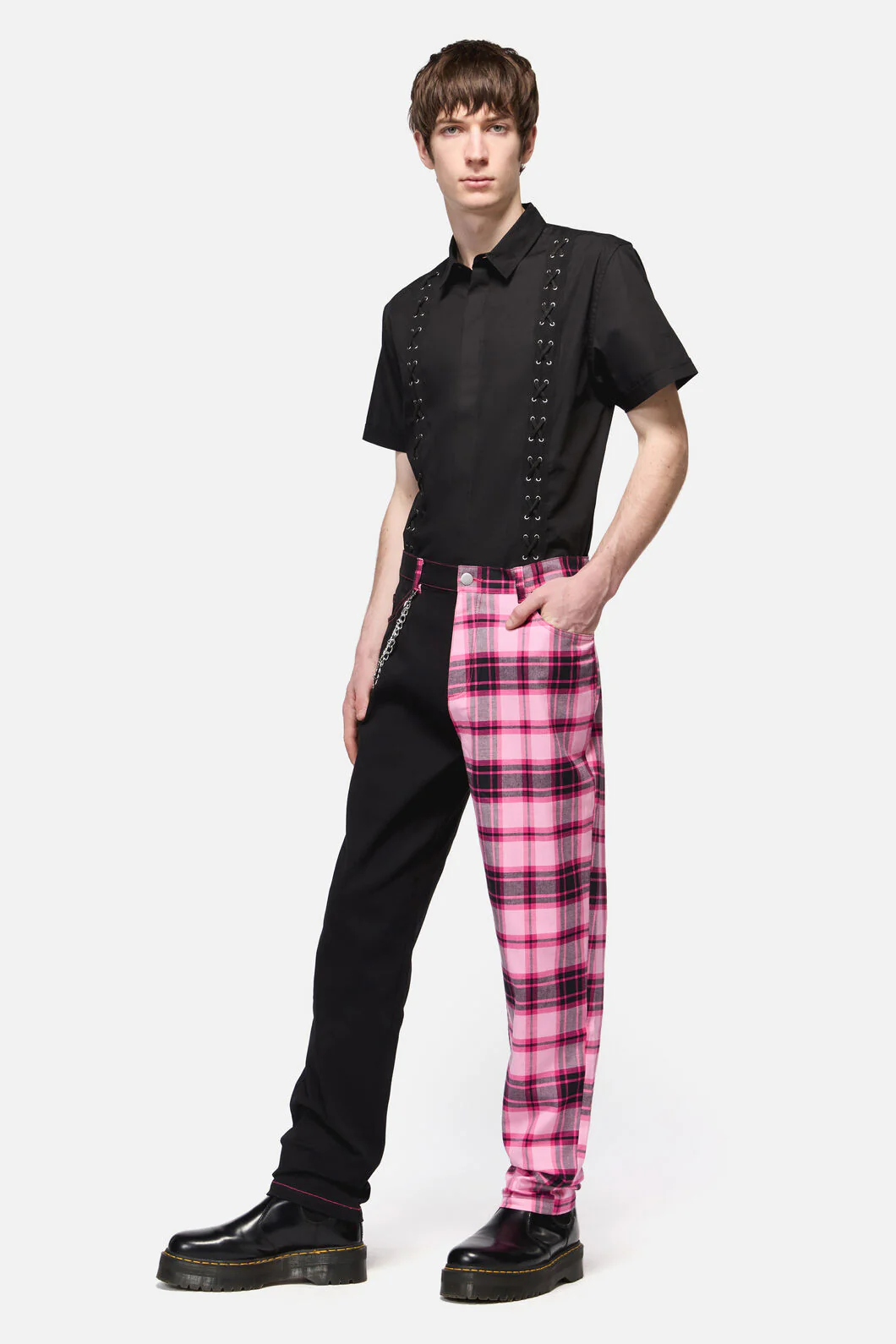 Rococo Life Contrast Tartan Pant - Image 3