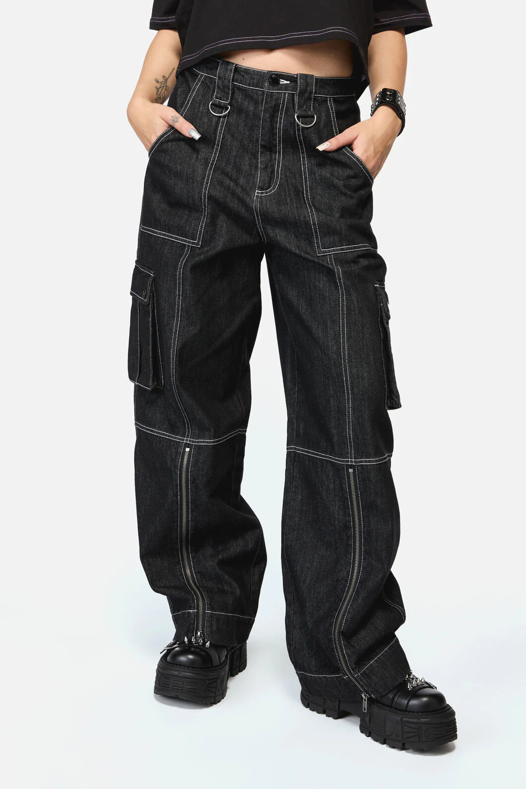 Rodent Grunge Cargo Jean - Image 2