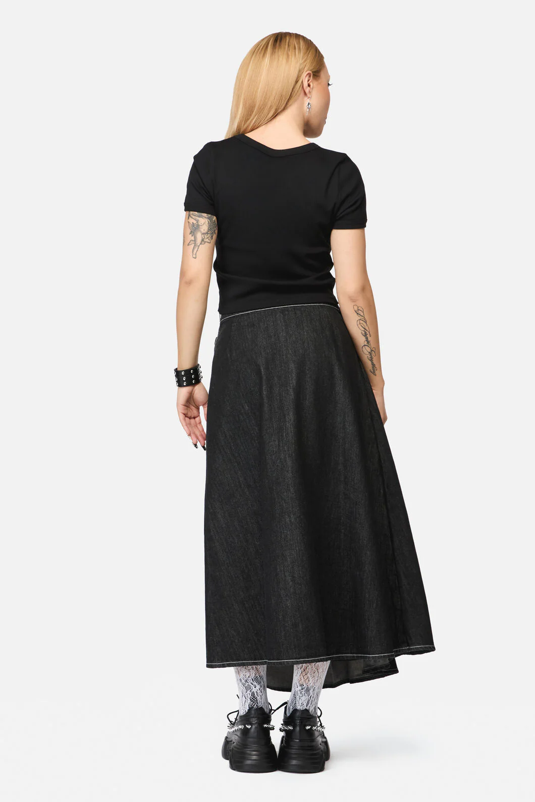 Rodent Grunge Maxi Skirt - Image 7