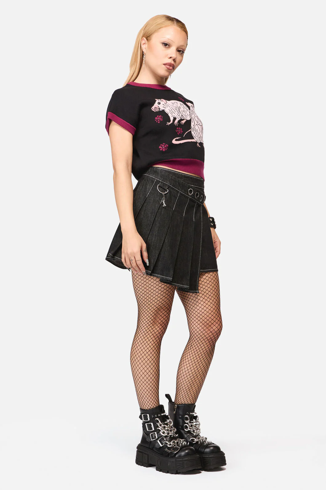 Rodents Grunge Skirt - Image 3