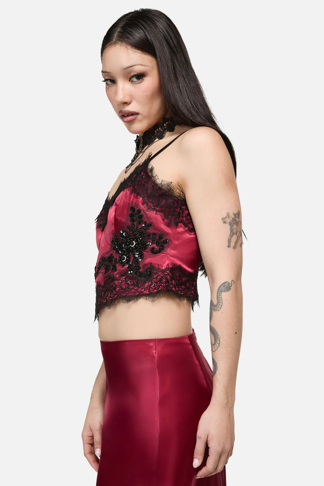 Rosalie Formal Lace Trim Top - Image 4