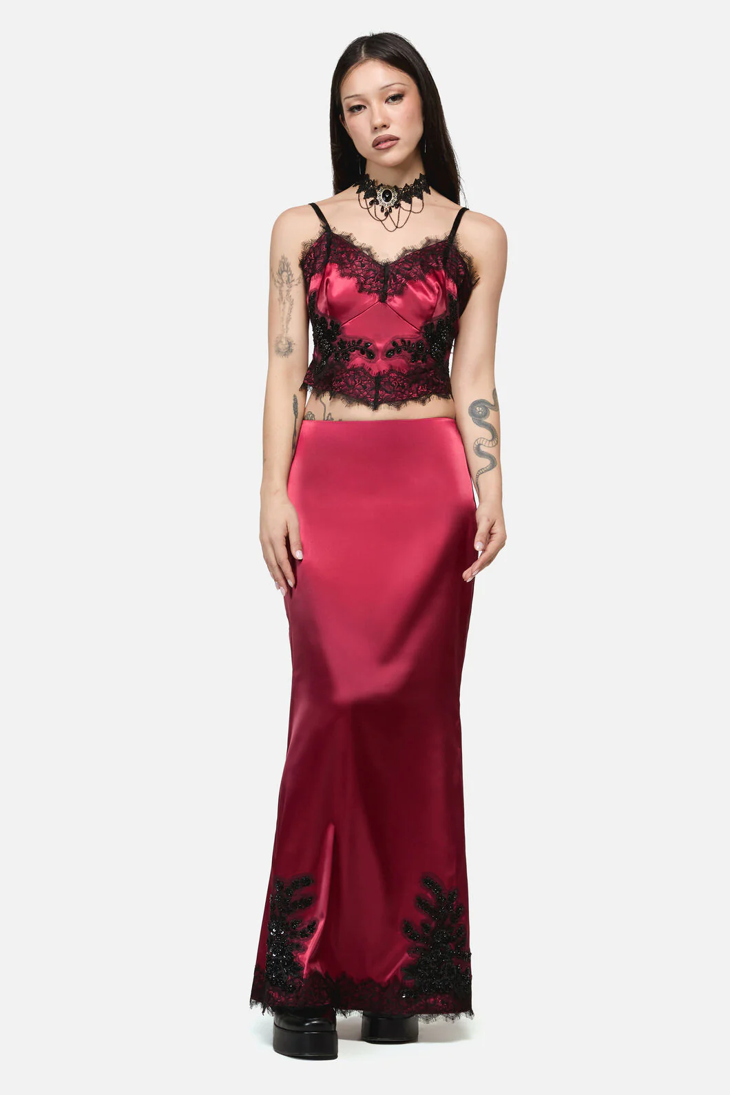 Rosalie Formal Lace Trim Top - Image 7