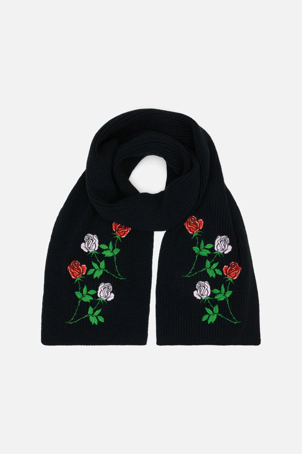 Roses Knit Scarf - Image 2