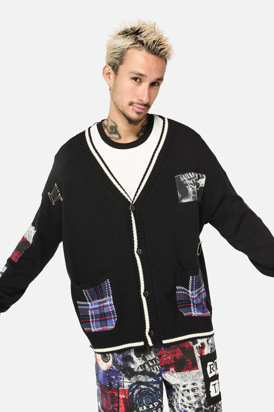 Rot Grunge Cardi