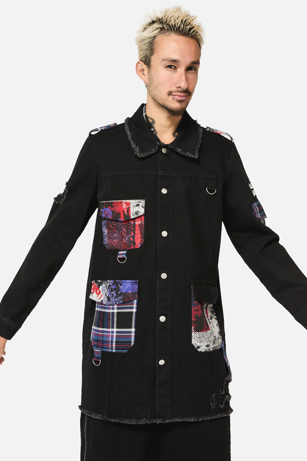 Rot Grunge Denim Jacket - Image 5