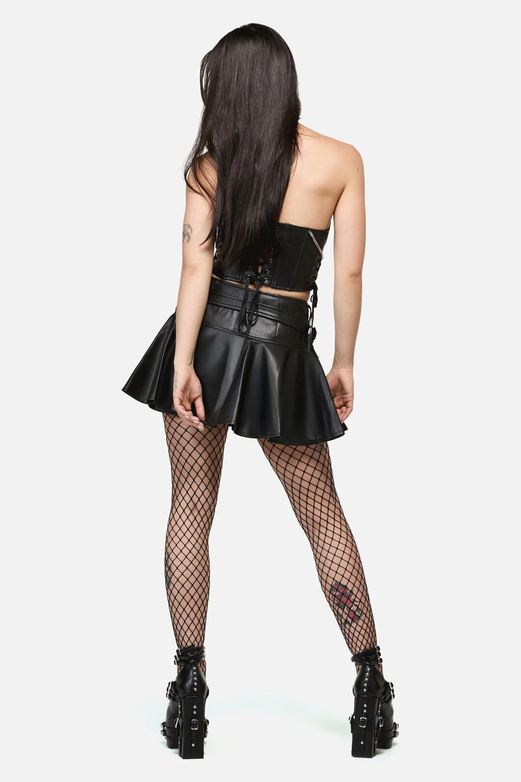 Roxi Star Buckle Grunge Skort - Image 5