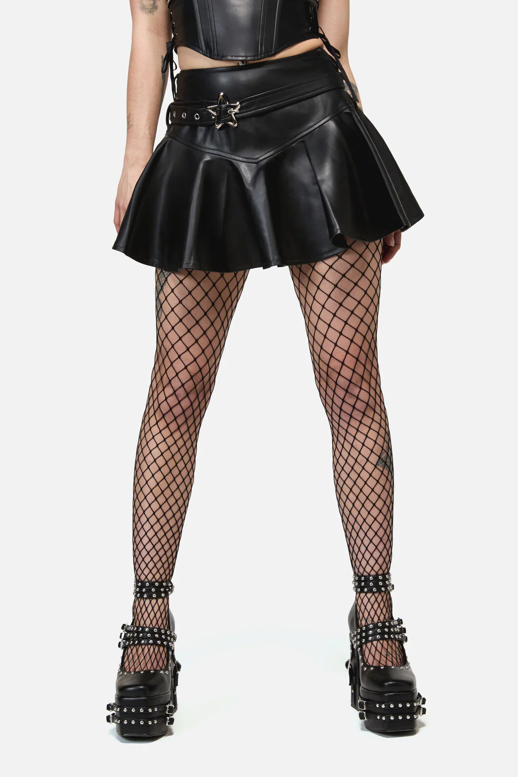 Roxi Star Buckle Grunge Skort - Image 6