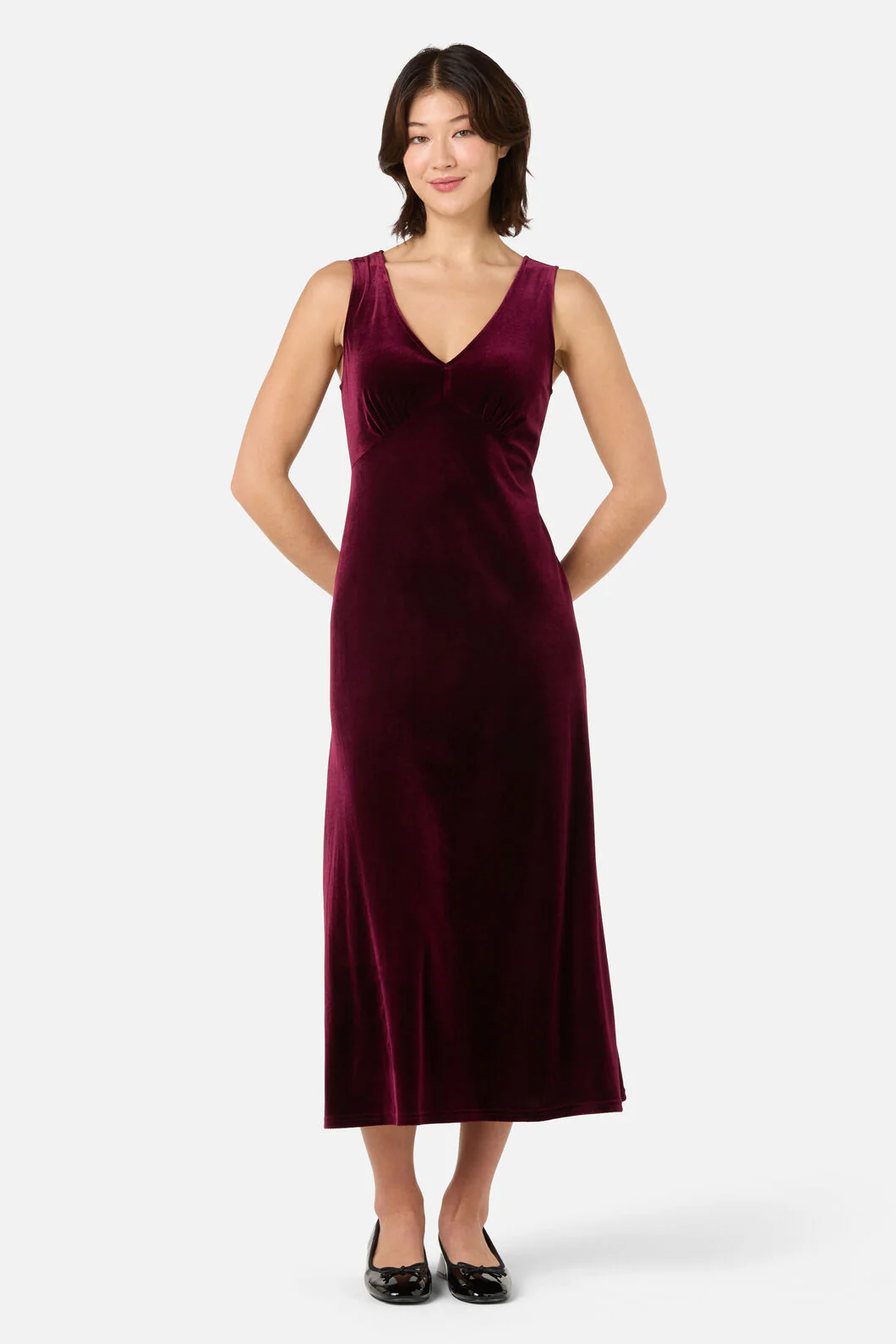 Roxy Velvet Midi Dress - Image 8