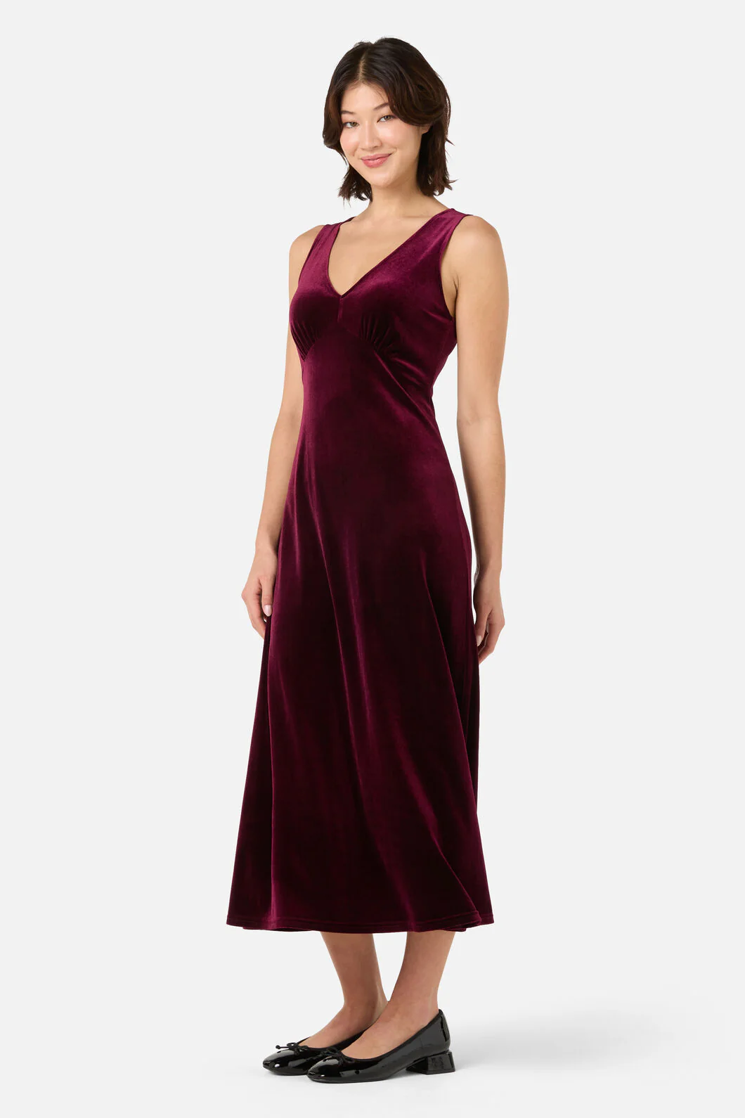 Roxy Velvet Midi Dress - Image 9