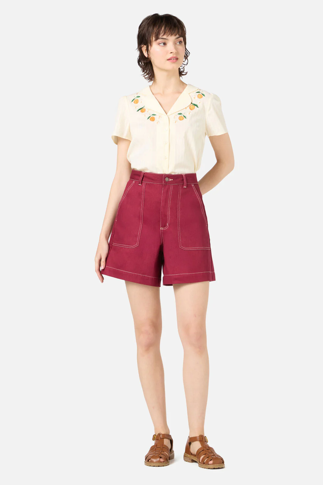 Ruby Drill Shorts