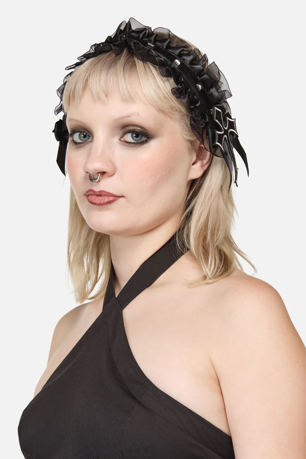 Ruffle Edge Tie Up Headband