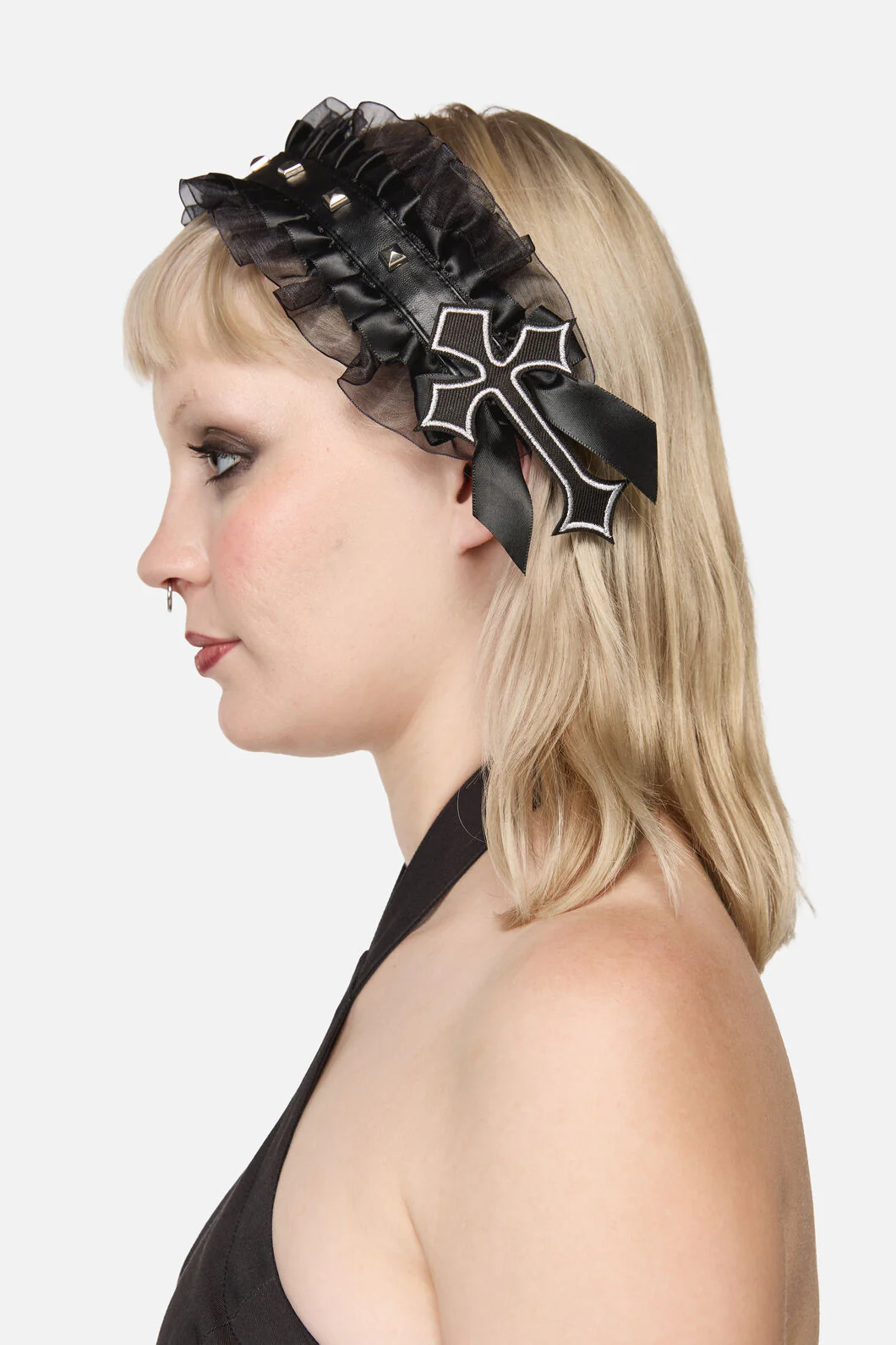 Ruffle Edge Tie Up Headband - Image 2