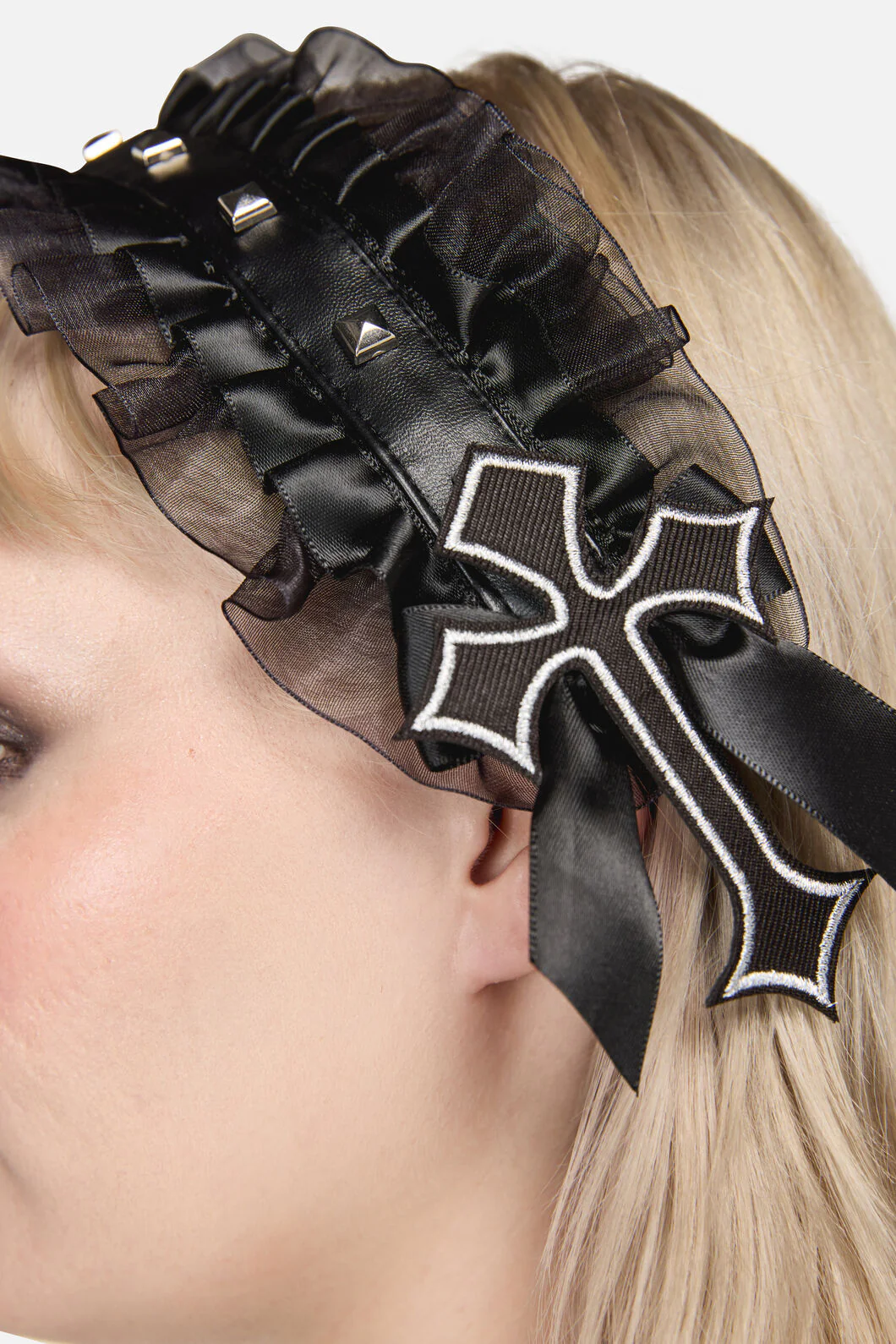 Ruffle Edge Tie Up Headband - Image 3