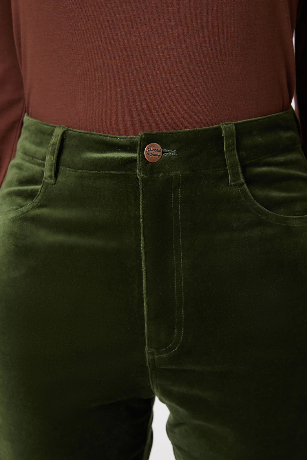 Sadie Velvet Flare Jean - Image 11