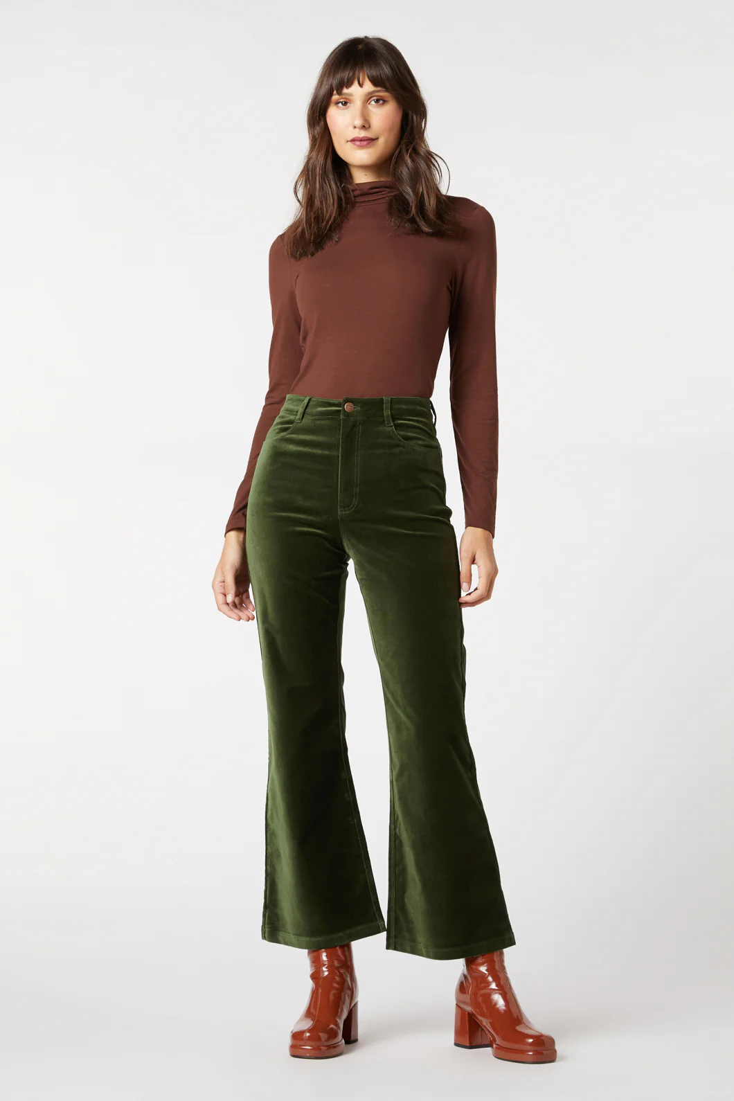 Sadie Velvet Flare Jean - Image 7