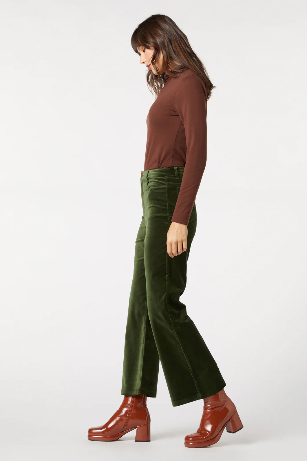Sadie Velvet Flare Jean - Image 9