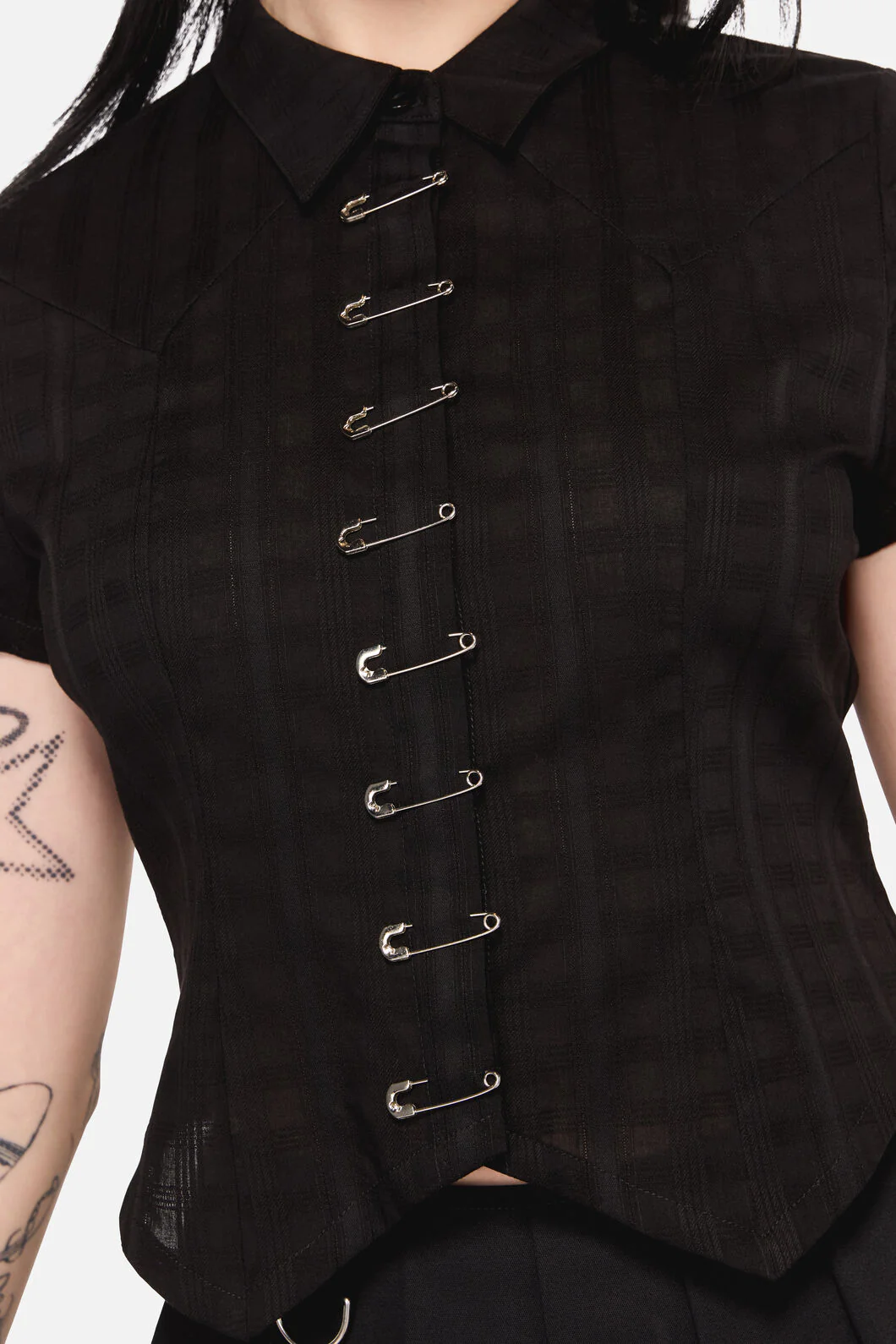 Safety First Goth Blouse - Image 5