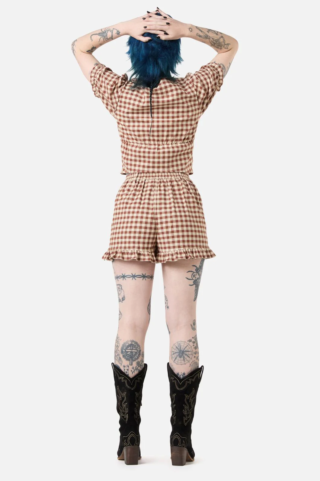 Saloon Gingham Shorts - Image 4