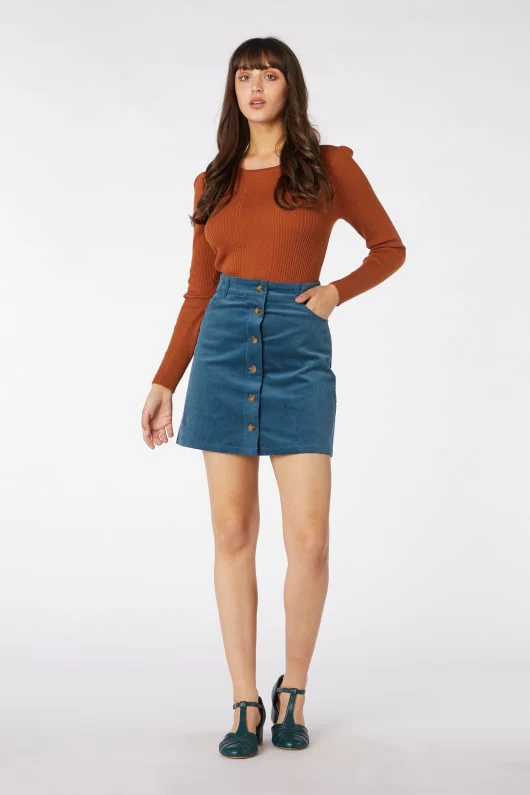 Samantha Cord Skirt - Image 6