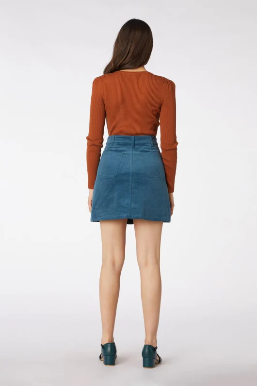 Samantha Cord Skirt - Image 8