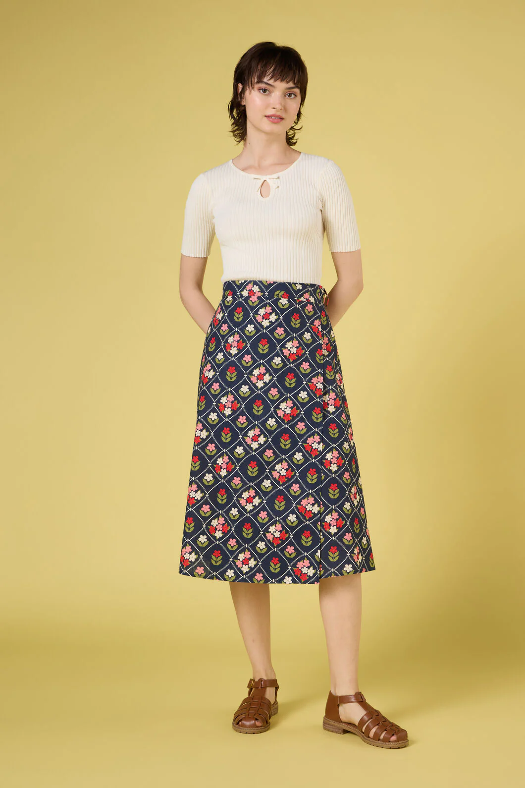 Sara Bow Knit Top - Image 14