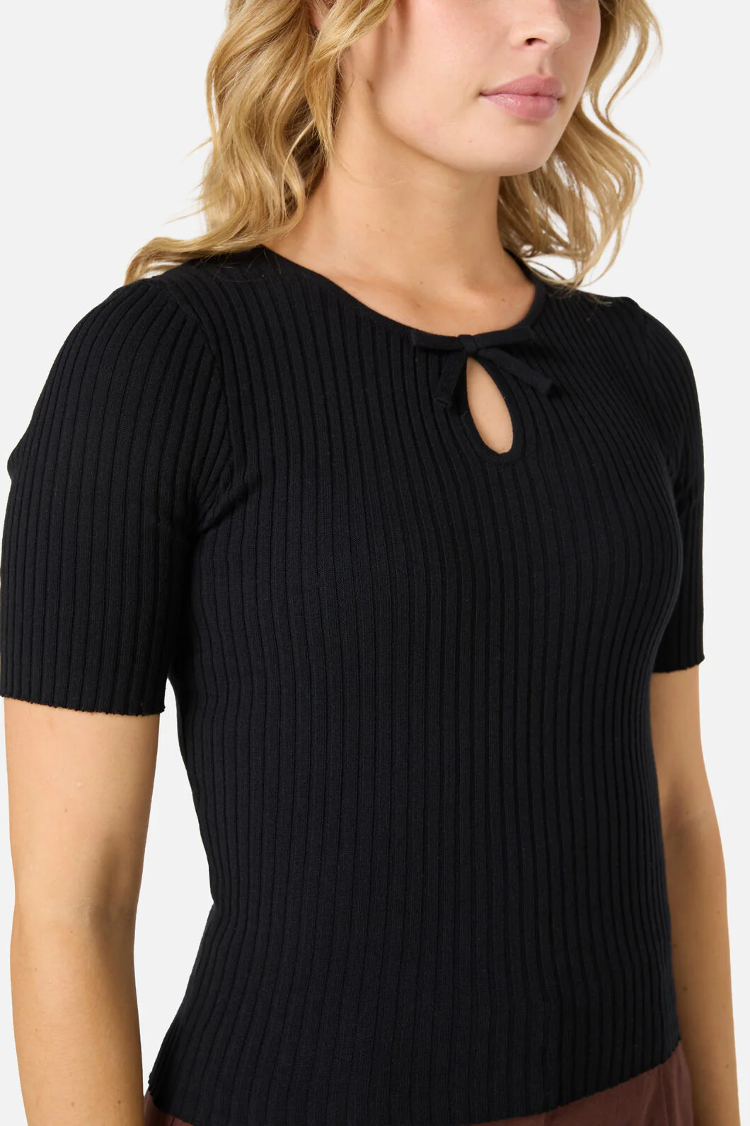 Sara Bow Knit Top - Image 5