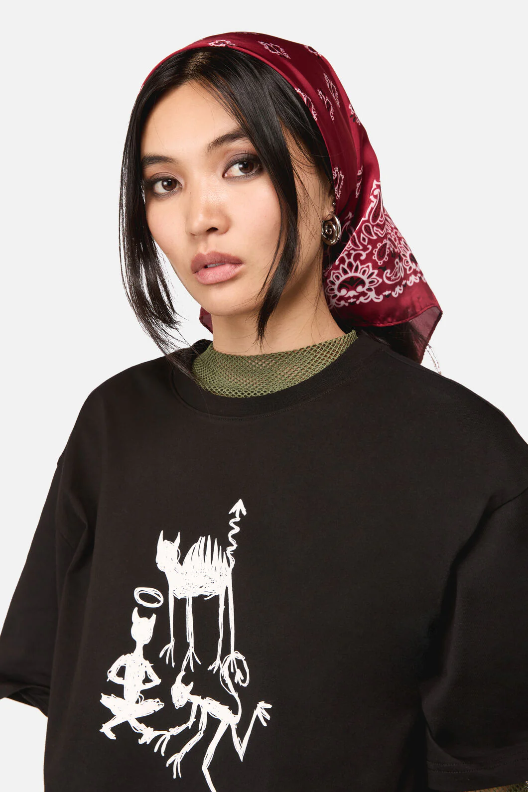 Satin Bandana Scarf