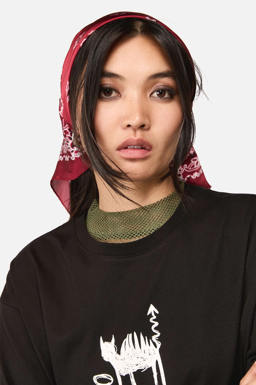 Satin Bandana Scarf - Image 3