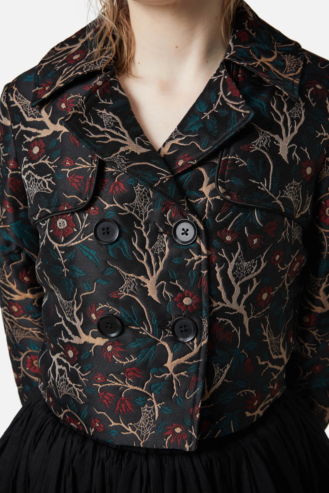 Satis Ruin Crop Jacket - Image 6