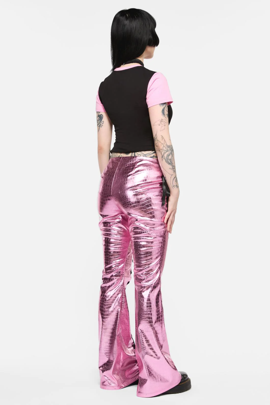 Scales Lace Up PU Pant - Image 10