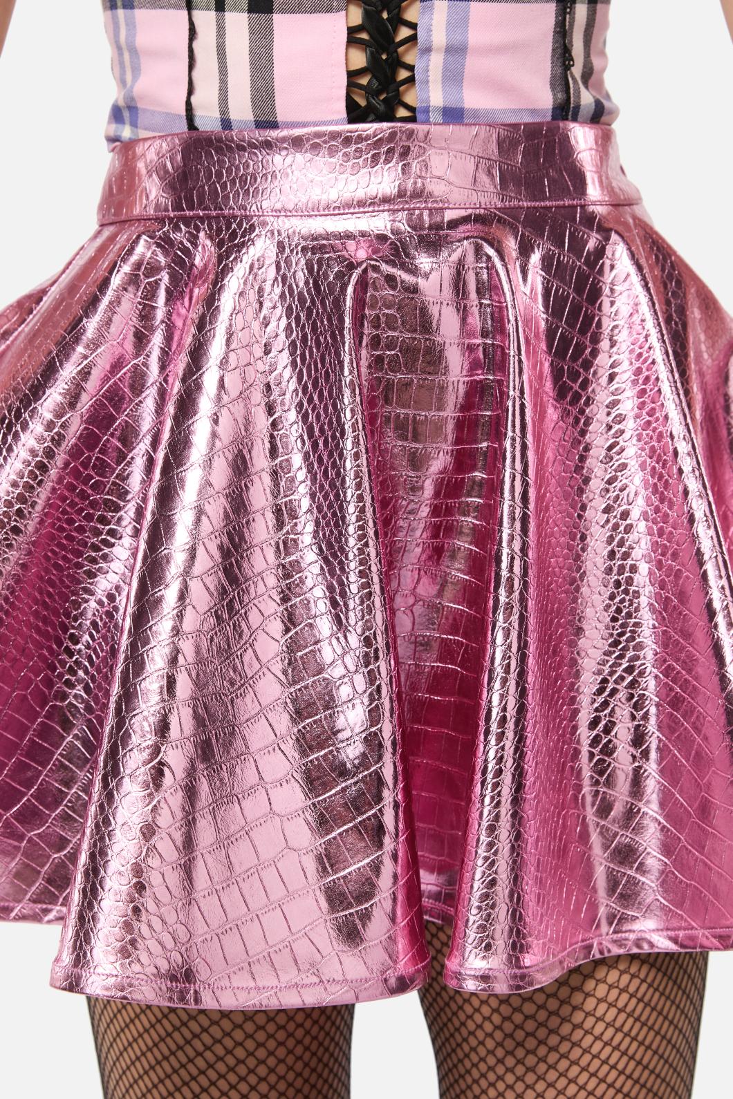 Scales PU Circle Skirt - Image 10