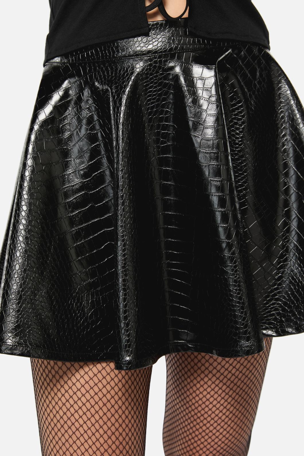 Scales PU Circle Skirt - Image 5