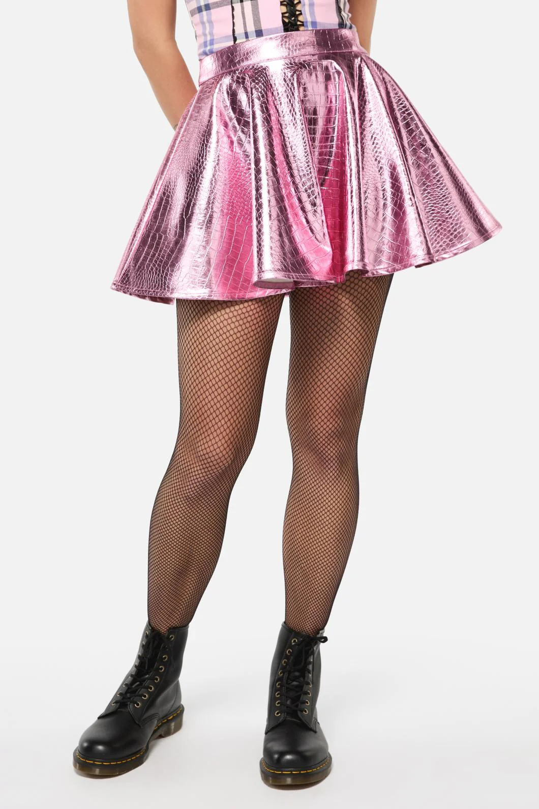 Scales PU Circle Skirt - Image 7