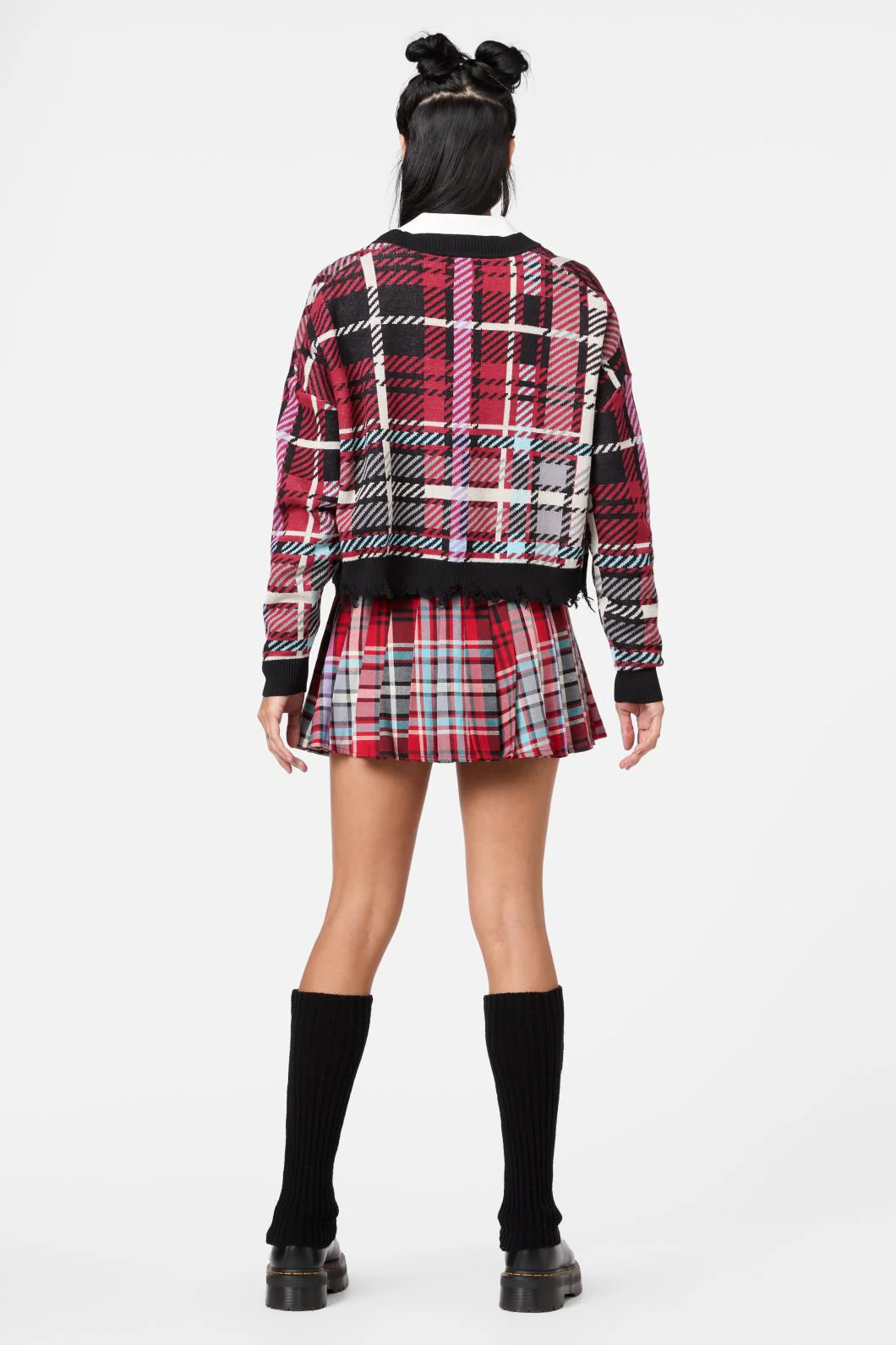 Scorpion Tartan Cardigan - Image 4