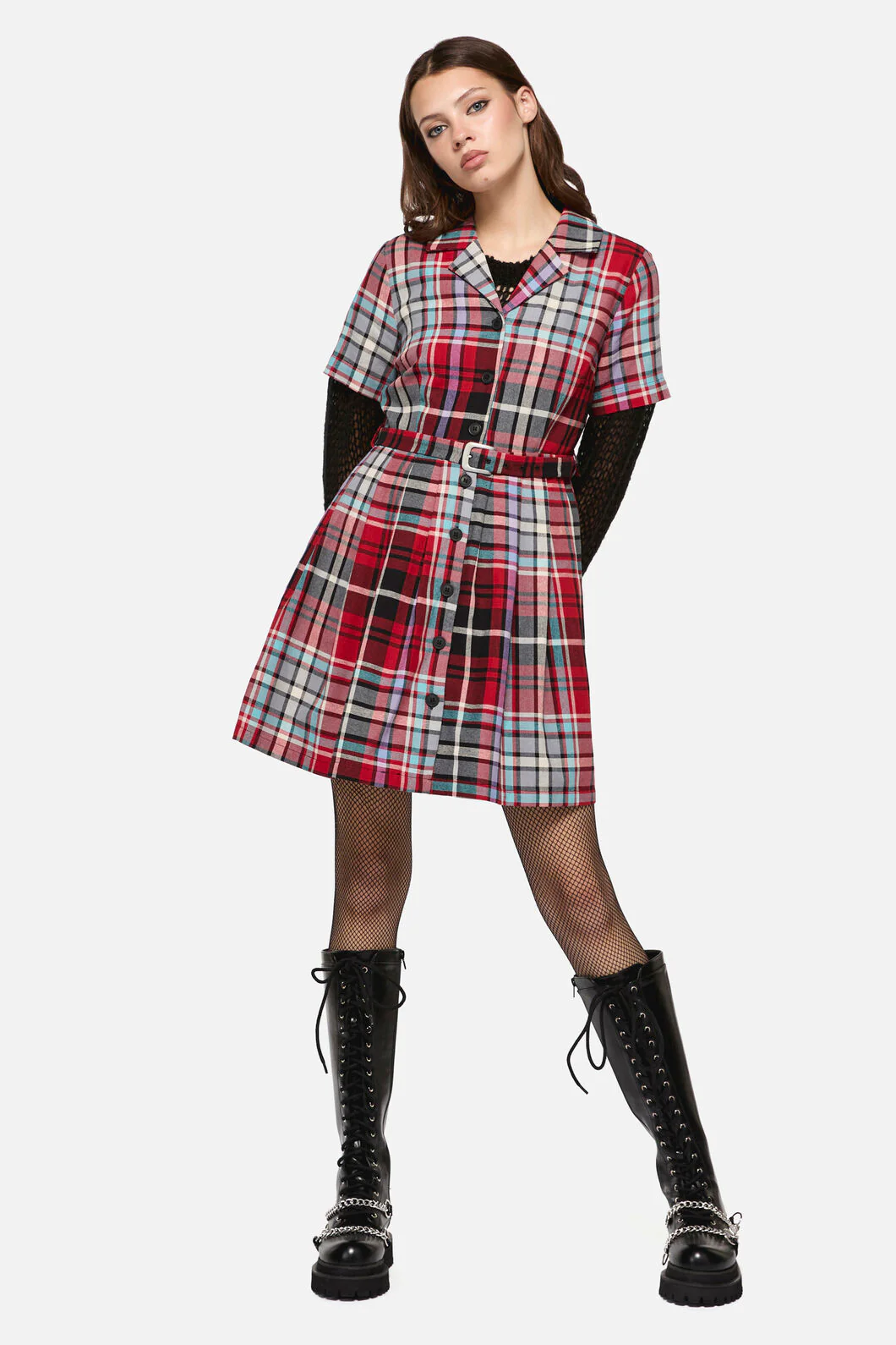 Scorpion Tartan Dress - Image 5