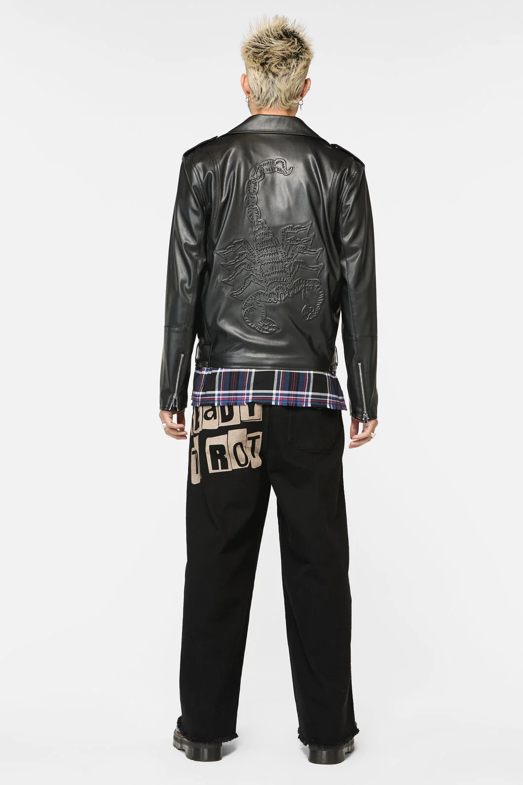 Scorpion Embossed PU Jacket - Image 5