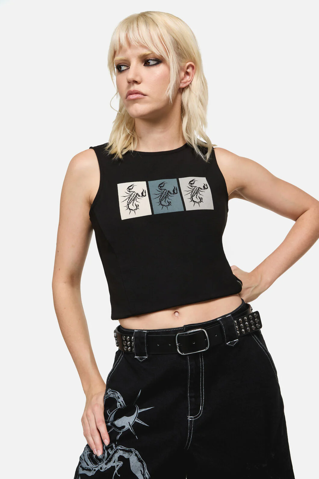 Scorpion Stud Belt
