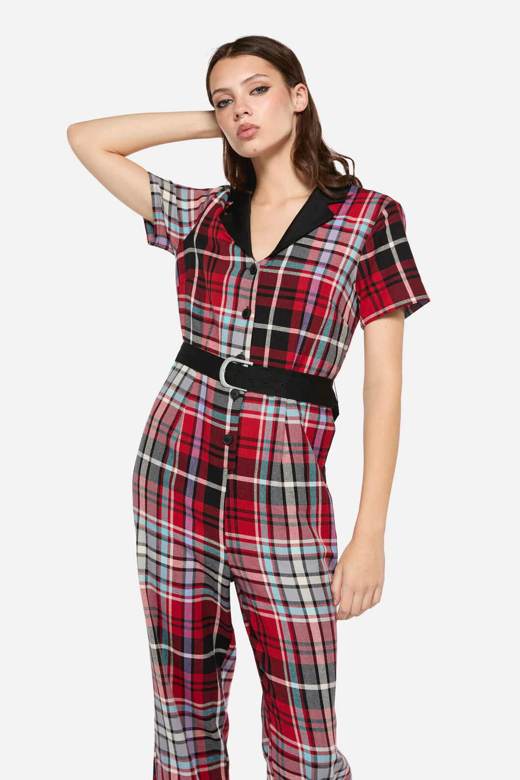 Scorpion Tartan Jumpsuit - Image 2