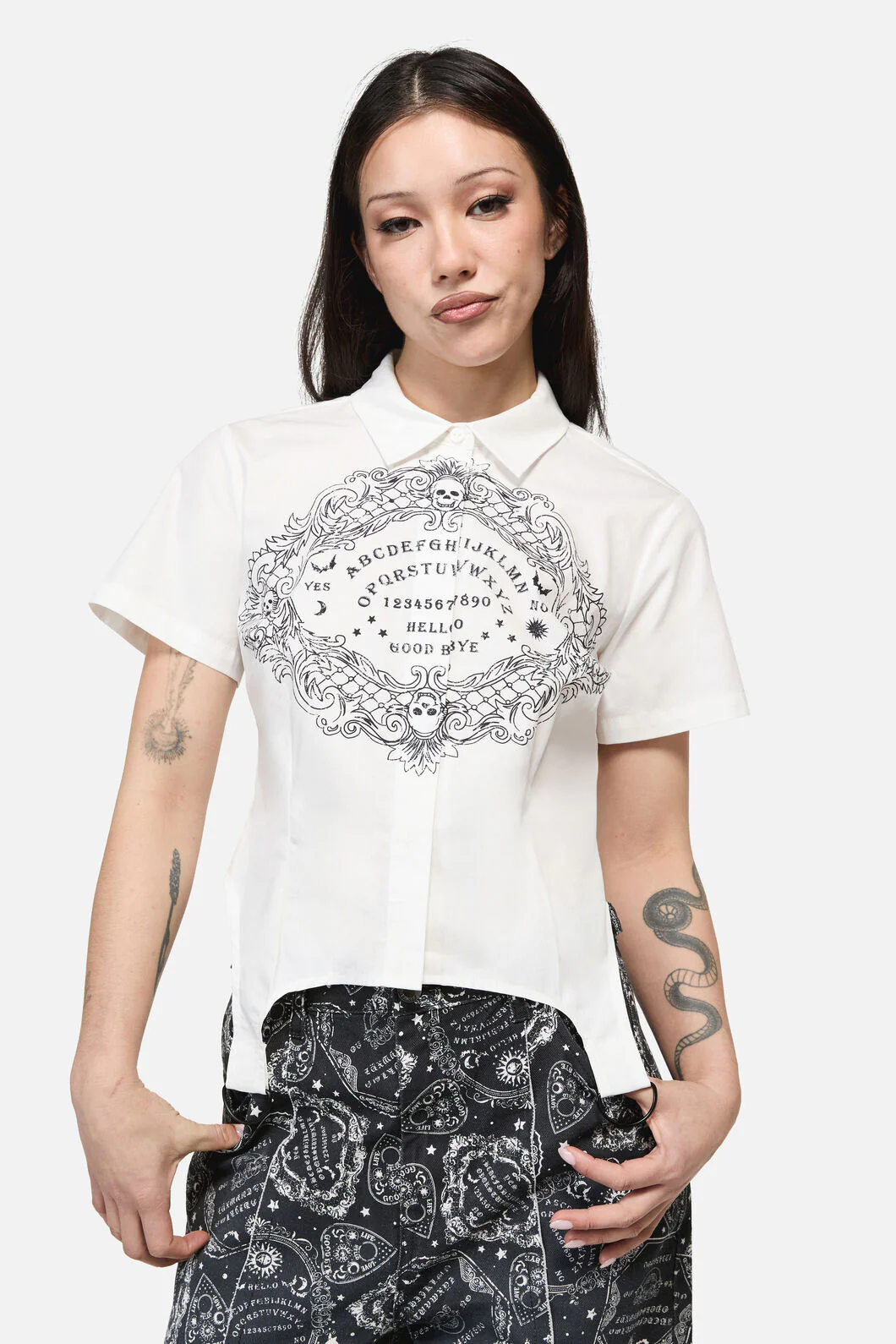 Summoning Placement Trim Blouse
