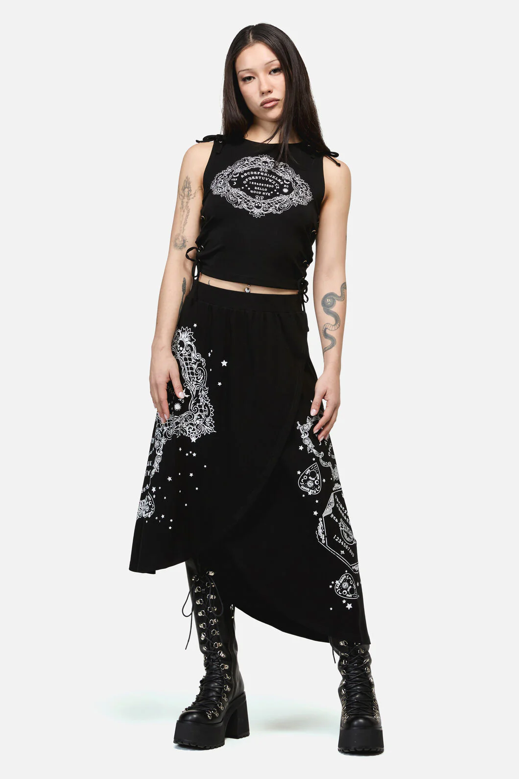 Séance Goth Print Tank Top