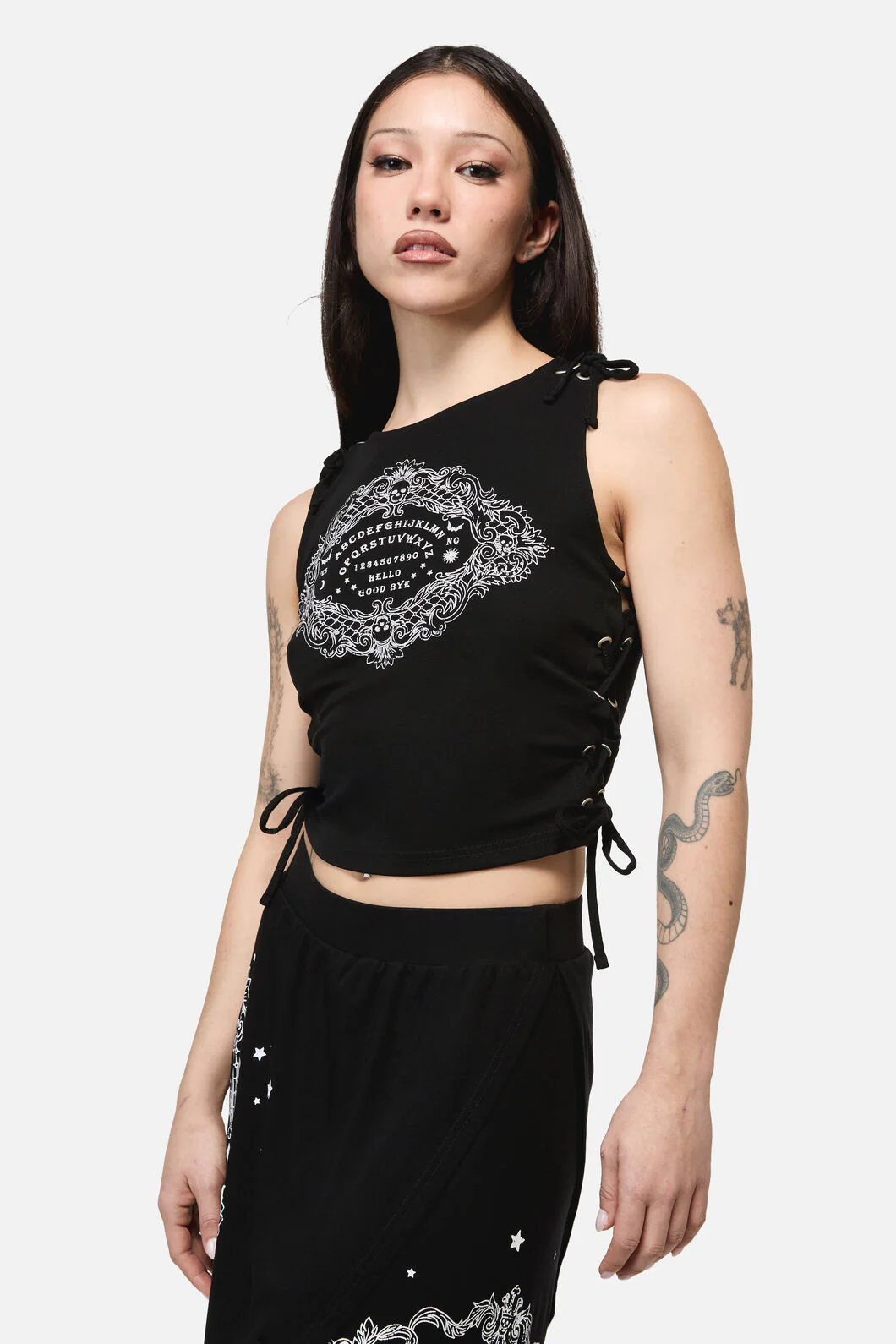 Séance Goth Print Tank Top - Image 3