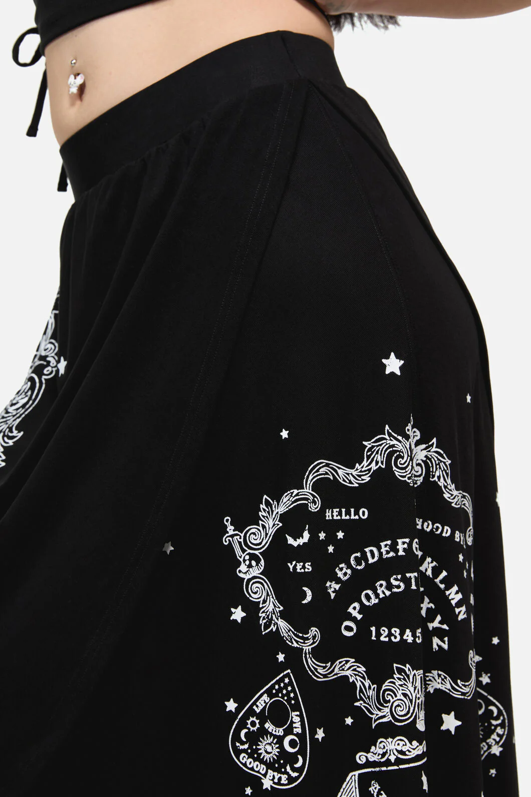 Séance Layered Goth Midi Skirt - Image 5