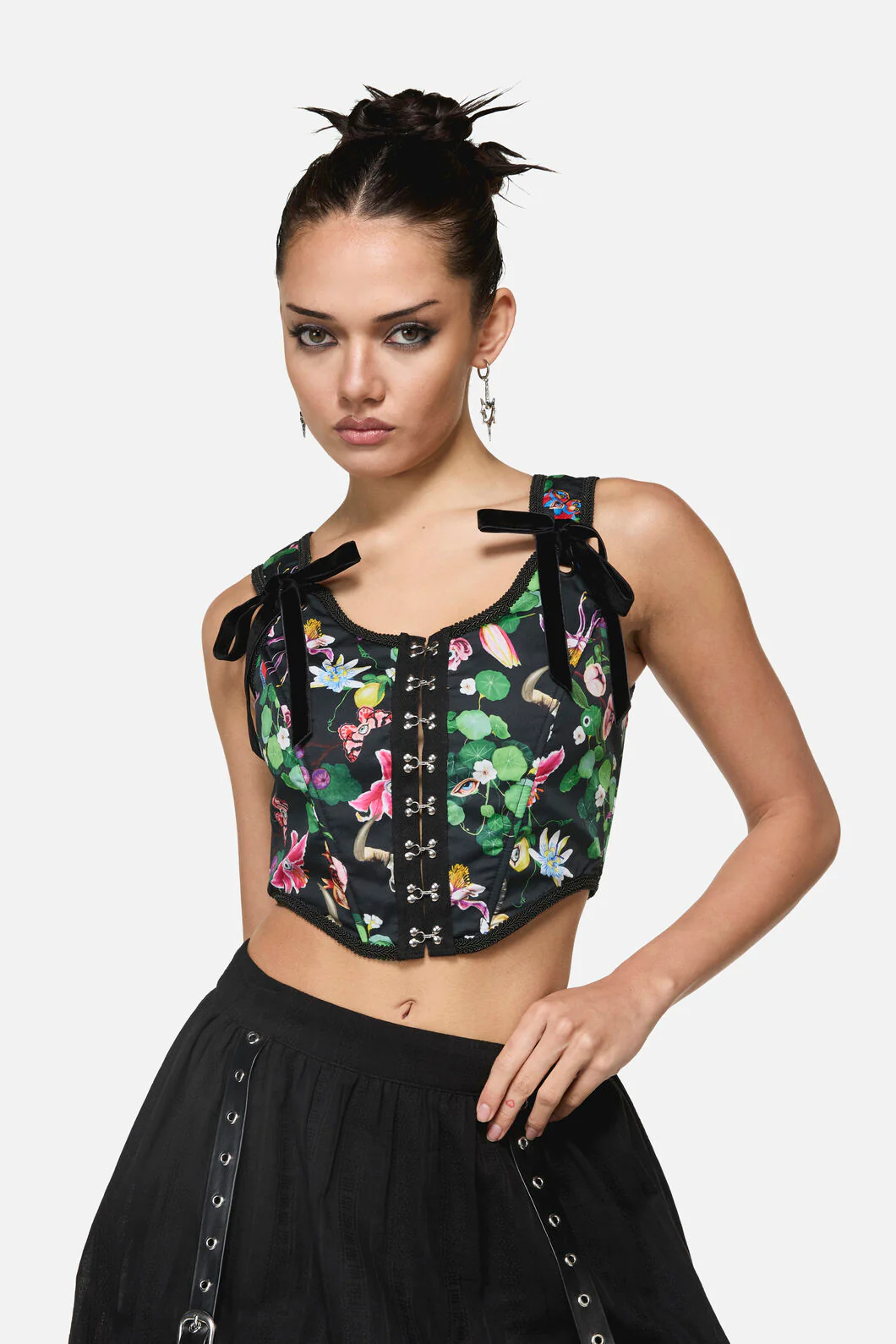 See No Evil Print Corset
