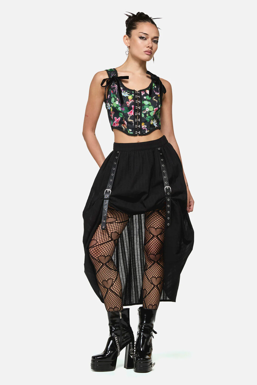 See No Evil Print Corset - Image 4